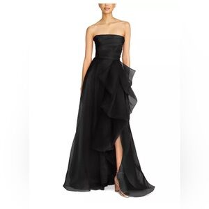 THEIA Teresa Strapless Draped Tulle Gown Size 2 $795 NWT!!